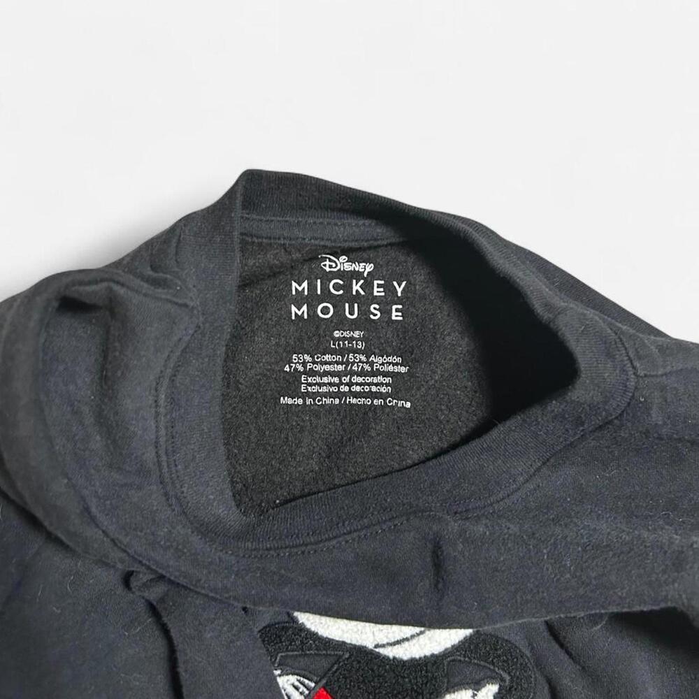 Embroidered Authentic Mickey Mouse Crewneck Sweatshirt L - Picture 4 of 5